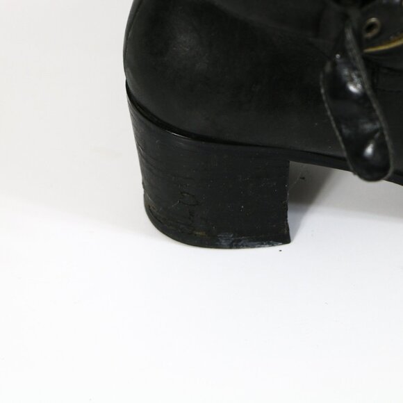 *Karston Black Full Zipper High Boot - Picture 5 of 8
